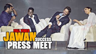 UNCUT - Jawan Success | Press Meet | Shahrukh, Deepika, Vijay, Atlee, Cast and Crew | FULL HD VIDEO
