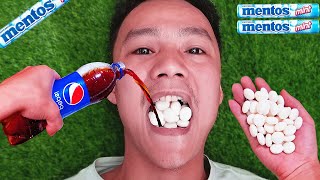 Coca Cola, Different Fanta, Mtn Dew, Pepsi, Sprite and mouth vs Mentos in Big Underground