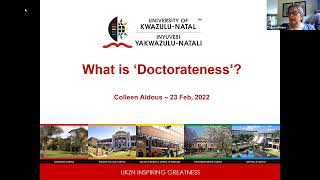What is 'Doctorateness'?