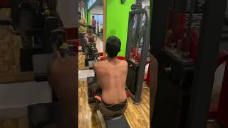 Seated row Back workout #shorts #Gming with fitness