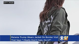 First Lady's 'I Don't Care' Jacket Causes A Stir