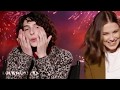 some of the stranger things cast being themselves for 2 minutes straight