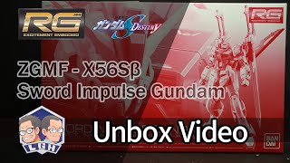 【玩具開箱】RG模型系列 ZGMF X56Sβ Sword Impulse Gundam 巨劍 脈衝鋼彈 外盒開箱 機動戦士ガンダムSEED DESTINY