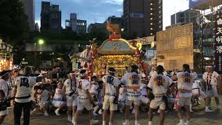 令和6年7月24日 天神祭 鳳神輿,玉神輿 大阪天満宮 宵宮 夏祭り 日本三大祭り