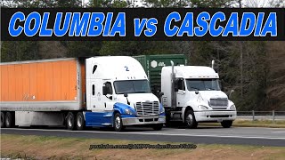 Truckspotting Freightliner Columbia vs Cascadia 2825