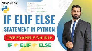 Python If Elif Else Explained | Easy Live Example (2025)