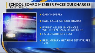 School board member recently elected in Centre Co. faces DUI charges