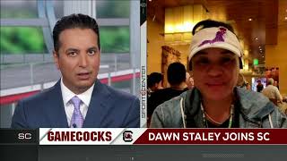 Dawn Staley talks WNBA rookies, A'ja Wilson on NBA 2K cover, Jimmy V award \u0026 more! | SportsCenter