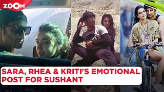 Sushant Singh Rajput Death Anniversary: Sara Ali Khan, Kriti, Rhea share EMOTIONAL post for him