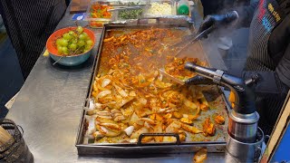 3시간 200인분 완판 불맛 꼼장어구이 깡통시장 야시장 최고의 인기메뉴 / grilled sea eel / Korean street food