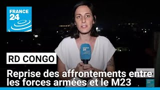 RD Congo : les affrontements ont repris entre les forces armées congolaises et les rebelles du M23