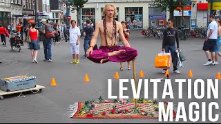 Magician Ramana Impossible Balance (Indian Magic) in Leidseplein, Amsterdam