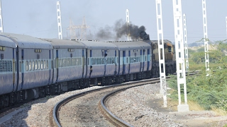 Curve action while entering GUNTAKAL by WDG-3A