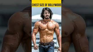chest size of bollywood actors #srk #live #shorts#bollywood #salmankhan #hirithikroshan #party