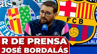 JOSÉ BORDALÁS, rueda de prensa COMPLETA | previa GETAFE vs FC BARCELONA