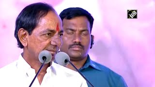 Telangana CM KCR appeals to all parliamentarians to elect Yashwant Sinha as President