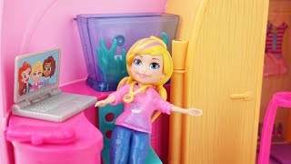 Polly Pocket Evi Açıyoruz - Polly Pocket Oyuncak ve Kıyafetleri