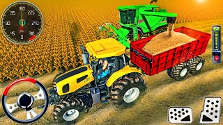 Farm Tractor Driving Simulator 2023 - Real Grand Farming Transport Walkthrough - Android GamePlay