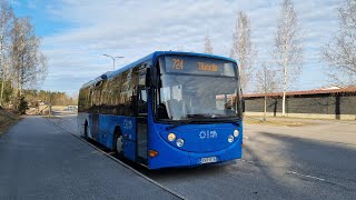 Amazing \u0026 loud ZF! Scania Lahti Scala HelB 740, line 724 Päiväkumpu - Tikkurila, Vantaa, Finland