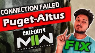 Modern warfare 2 #Puget-Altus Error fix | cod #mw2 connection failed "puget" || by borntoplaygames