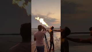 Creative fire photography🔥Do not try this anywhere #shorts #fire #creative