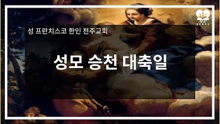 2020년 8월15일 성모 승천 대축일 - 오전 10시