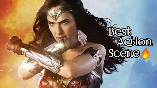 Wonder Woman 🔥 Best Action Scene | Hollywood Status | Hollywood Action Scene |