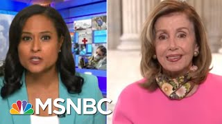 Pelosi Discusses Negotiations Over Next Coronavirus Relief Plan | Craig Melvin | MSNBC