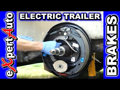 HOW TO Change Trailer Brake. Replace Brakes. Electric HOW TO Change Trailer Brake. Replace Brakes. Electric