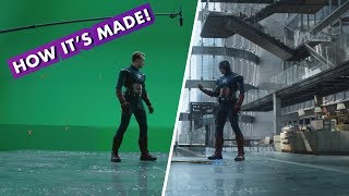 Marvel Studios’ Avengers: Endgame — Making the Cap vs. Cap fight!