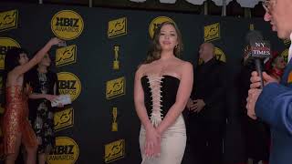 Scarlett Alexis at the Xbiz Awards Red Carpet in Hollywood, CA