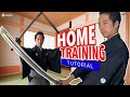 3 Basic Katana Trainings that Beginners Can Do at Home | Taught by a Japanese Iaido Trainee