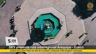 SKY presenta ruta interregional desde Arequipa para impulsar la conectividad nacional