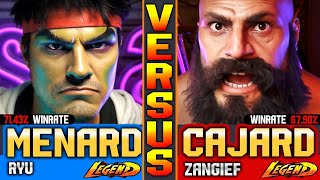 SF6 MenaRD (Ryu Vs Zangief) CajaRD ▰ Street Fighter 6 Gameply High Level