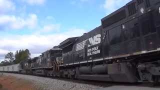 HD: NS 8377 leads NS Train 68X in Carrollton, GA