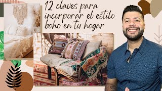 12 Claves para tener una decoración al estilo Boho 🏡