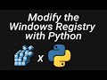 Updating the windows registry with python (Modify path variable in windows with python)