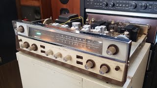 TRIO WX-400 EL84 Tube Stereo Receiver Demo On Altec Model 14's Same As (Kenwood KW-70)