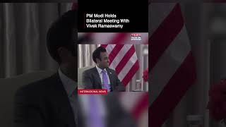 PM Narendra Modi Holds Bilateral Meeting With Vivek Ramaswamy In Washington, D.C. | Watch #shorts