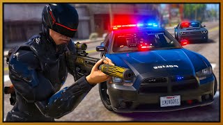 I Become RoboCop & Arrested Every Player in GTA 5 RP