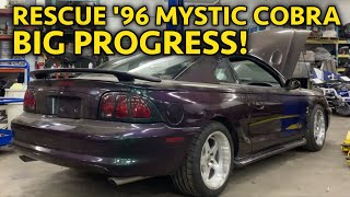 Rescue '96 Mystic Mustang Cobra Update! Interior Reassembly + First Start With New Exhaust!