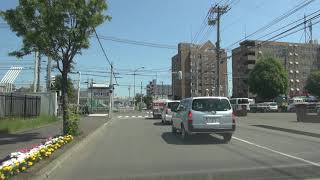 烈々布街道 → 丘珠宅造1号線  [ #札幌市1080p 車載動画 2019ドライブ]：丘珠空港通交点～苗穂5号線・丘珠東通交点