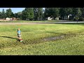 edwin mowing west point school grass