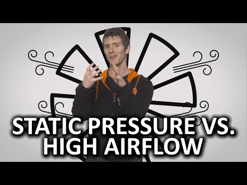 How does a fan increase pressure?