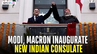 PM Modi Inaugurates New Indian Consulate With French President Macron I PM Modi In Paris