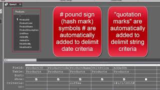 Microsoft Access: Understanding and fixing the "Data type mismatch" error message
