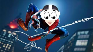 سبايدر مان  بنظارات الواقع الإفتراضي ( صرت اقدر اطير ) -  SpiderMan  VR