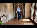 ultra beginner line dance two step demo dance with me part 3