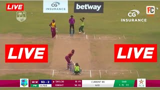 🔴LIVE | West Indies Women vs Pakistan Women 2nd T20 Live || WI-W vs PAK-W Live Streaming in India