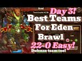 Day 3 Eden Titan Brawl Best Teams. Win ALL Battles. Hero Wars: Dominion Era